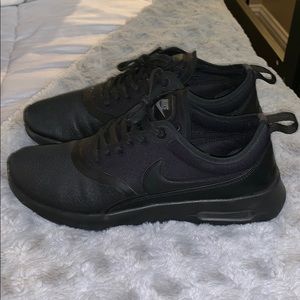 Black Nike shoes